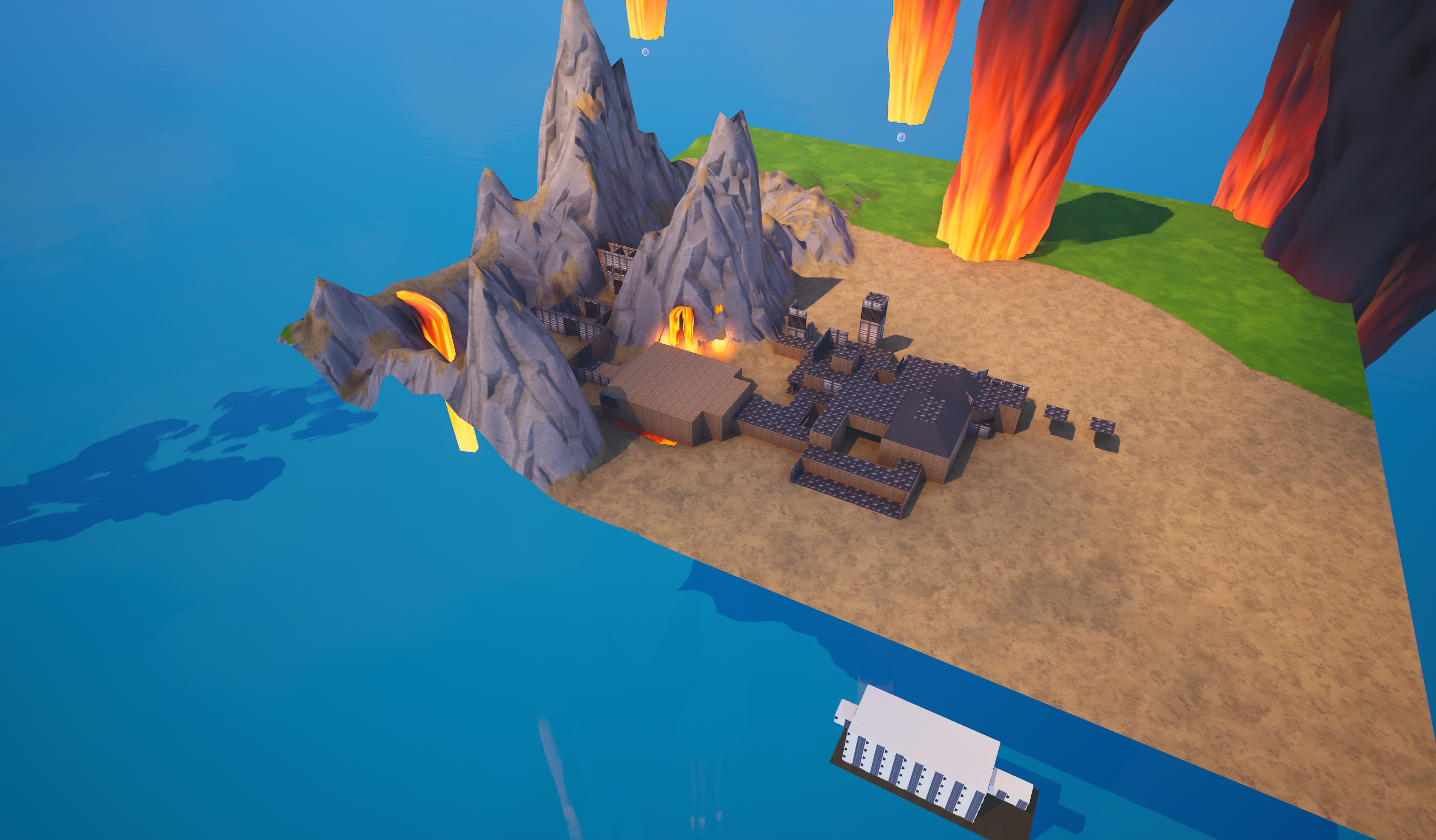 The full island in UEFN