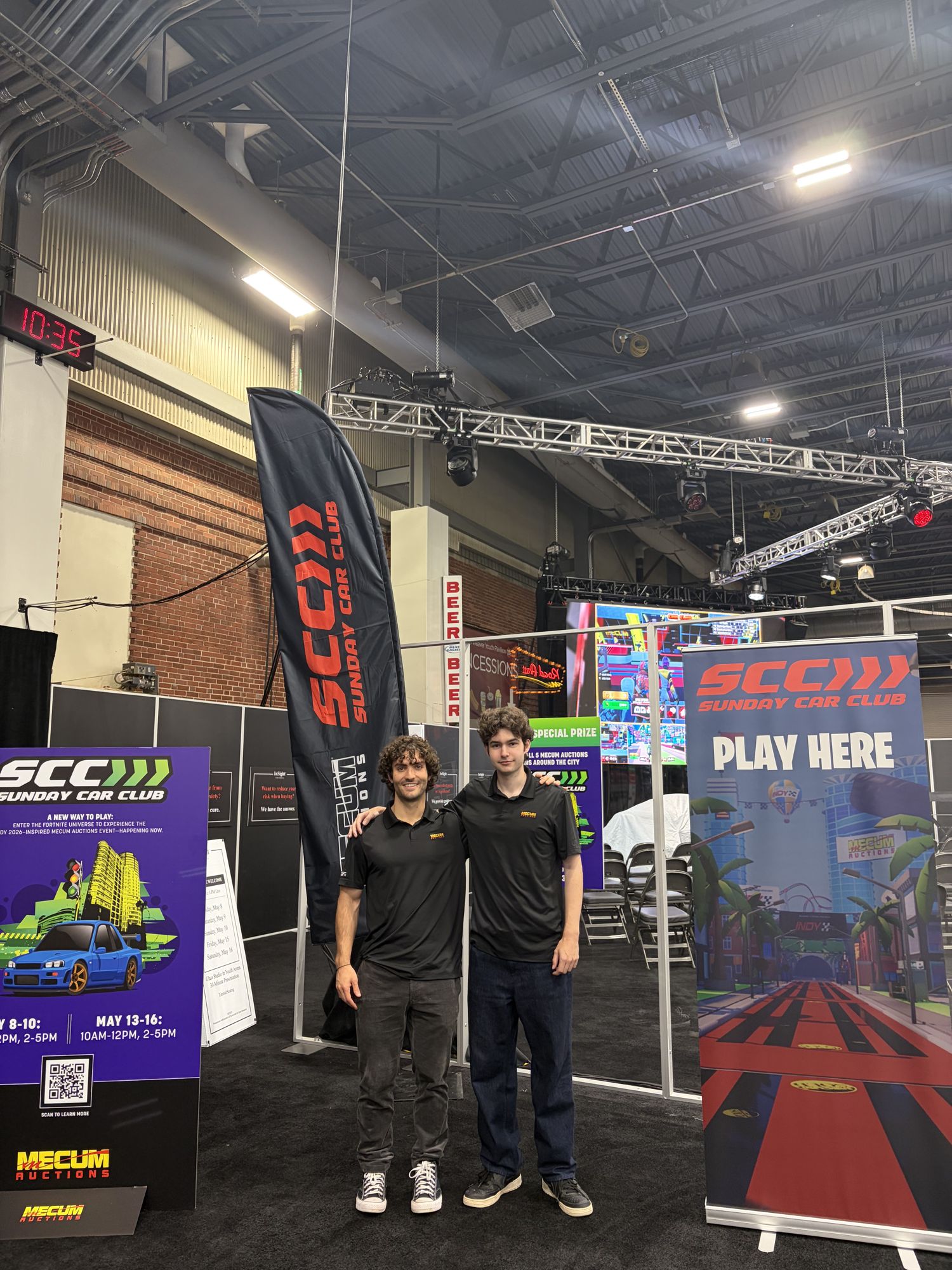 The team at Mecum Indy
